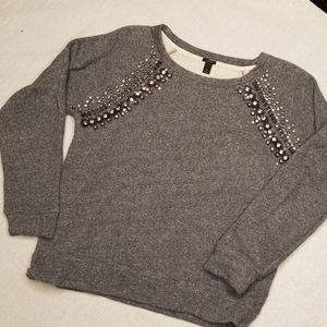 J CREW Studded Sweatshirt